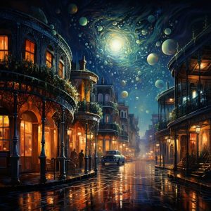 New Orleans midjourney artwork New Orleans urban fantasy imagine